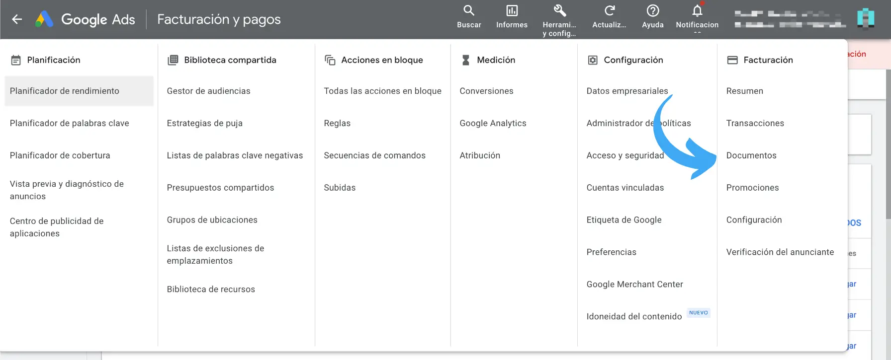Pantallazo número 4 de Google, artículo google ads · Captura de WJD